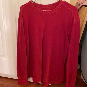 Waffle knit long sleeve